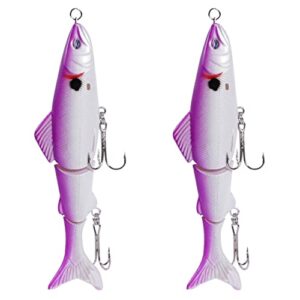 besportble 2pcs bass lures fish lures lures bait gear hard bait