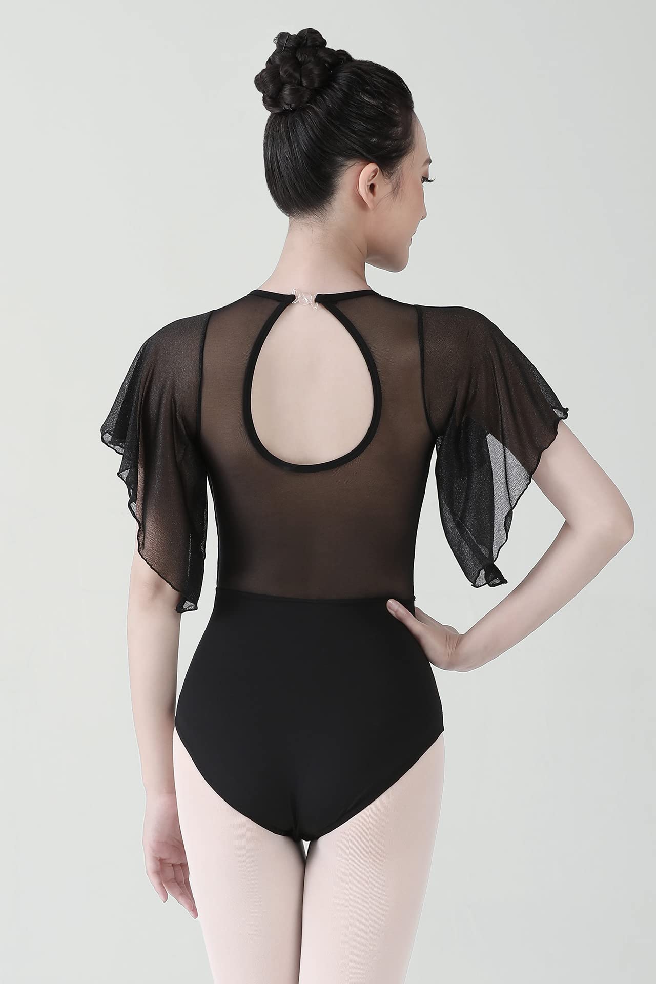 Dance Elite - Larisa - Dance Leotard For Women. Leotards for Women Ballet and Dance (Black, Adult S)