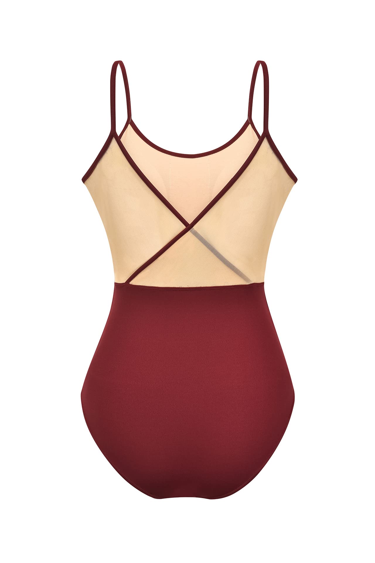 Dance Elite - Charmaine - Camisole Dance Leotard For Women. Leotards for Women Ballet and Dance (Wine, Adult S)