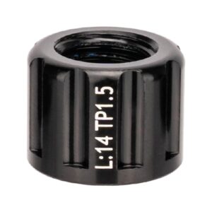 Colaxi Aluminum Alloy MTB Bike Thru Axle Nuts Bolt Skewer Road Mountain Bicycle Hub Quick Release Shaft Lever Replacement Adapter Screw Nuts, M15 1.5