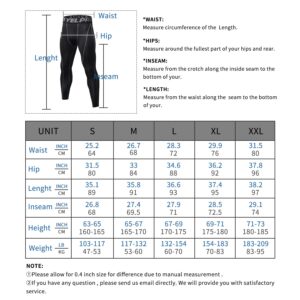 SPVISE Men's Compression Pants Leggings Sports Tights Cool Dry Athletic Baselayer Active Men Pants Workout Running Yoga Gym