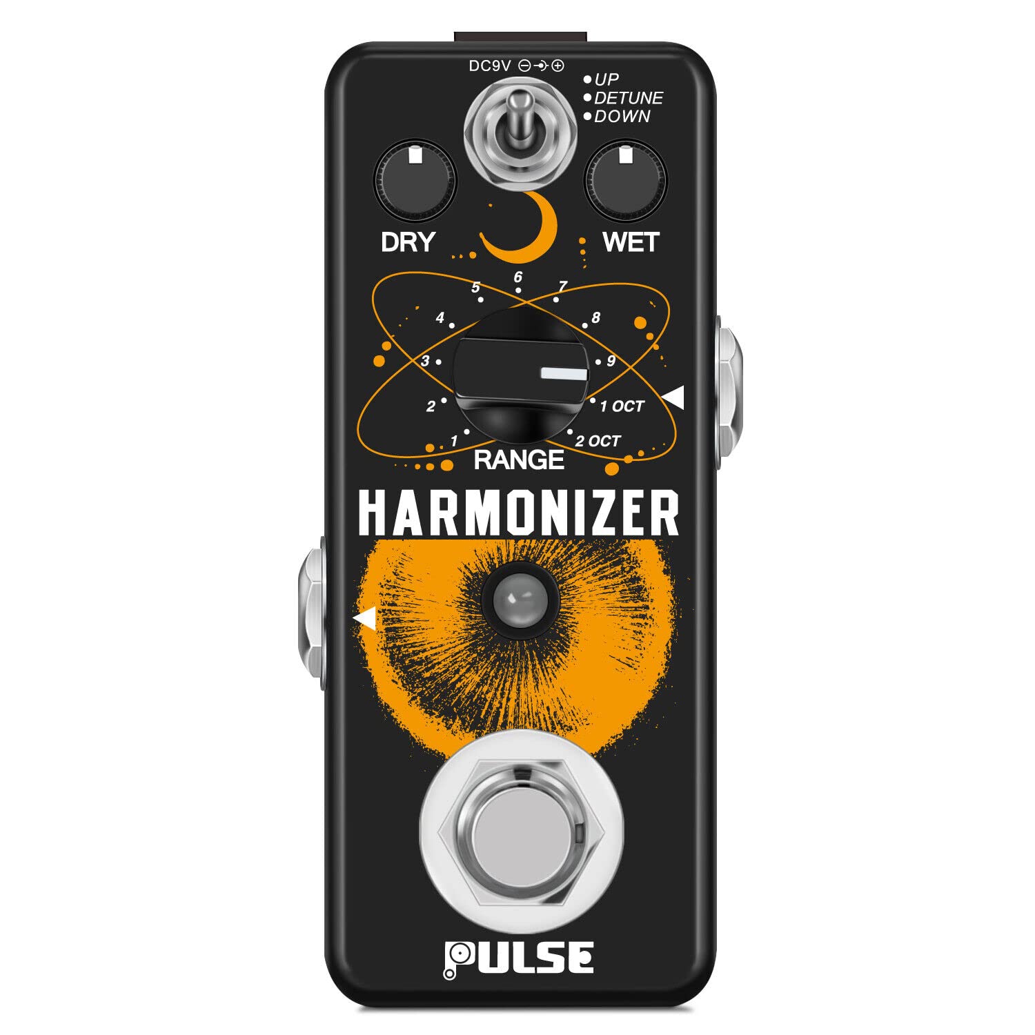 Pulse PT-37 Harmonizer Pitch Shifter Guitar Effect Pedal w/Octave Options Many Modes Nice!