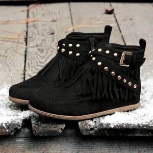 Womens Sandals, Hiking Boots Women Waterproof Women's Fashion 2022 Boots Vintage Shoes Boho Heels Running Wide Calf Boots Womens Western Boots Black