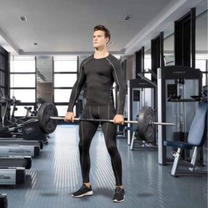 SPVISE Men's Compression Pants Leggings Sports Tights Cool Dry Athletic Baselayer Active Men Pants Workout Running Yoga Gym