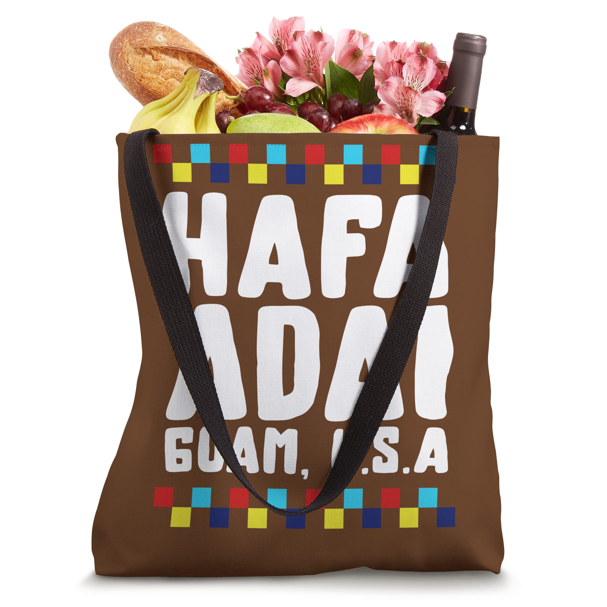 Christmas Hafa Adai Guam USA Hello Guam Vacation Trip Souven Tote Bag