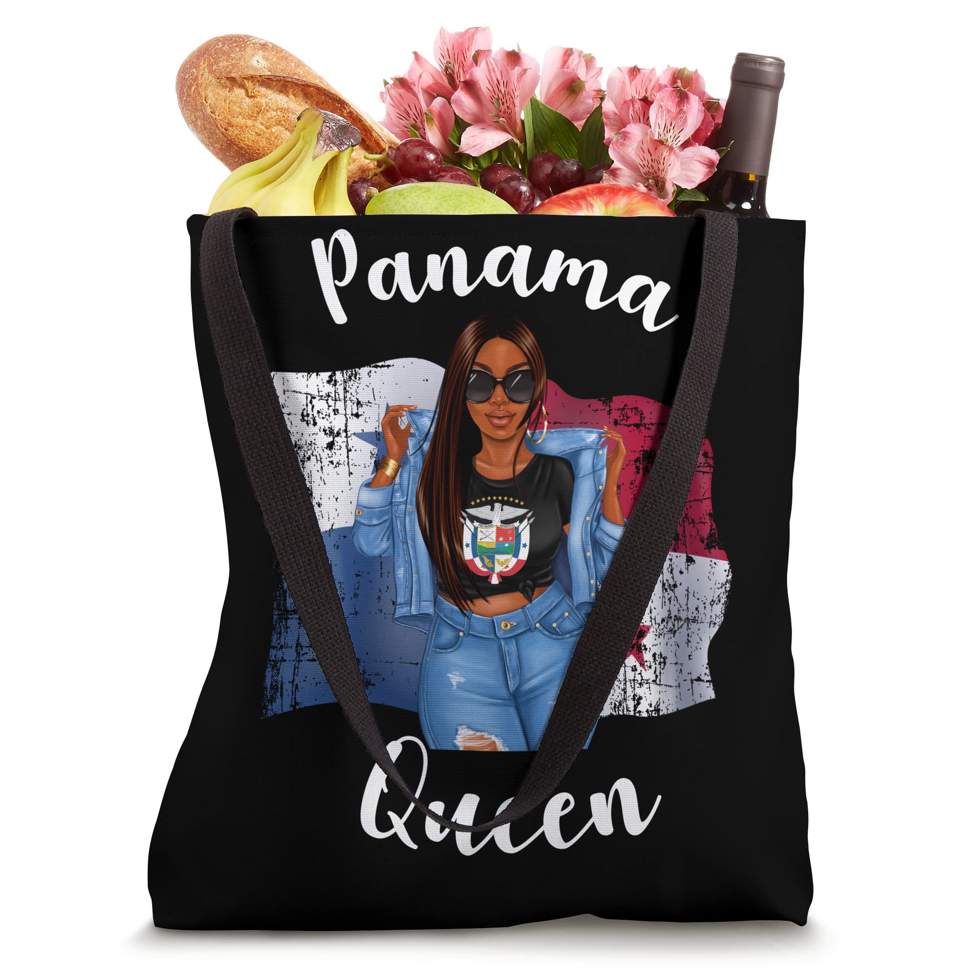 Panama Queen African Panamanian Black Womens Woman Tote Bag