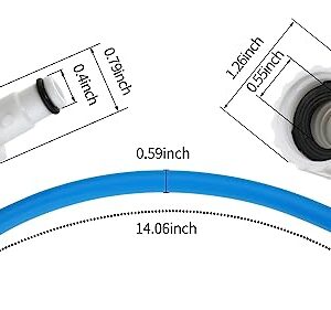 Flush Hose Fitting Kit for Yamaha Boat Waverunner LX VX VXR FXHO VX110 VX Deluxe FX Cruiser Jet Ski GP1800 GP1300 AR190 (Flush Hose)