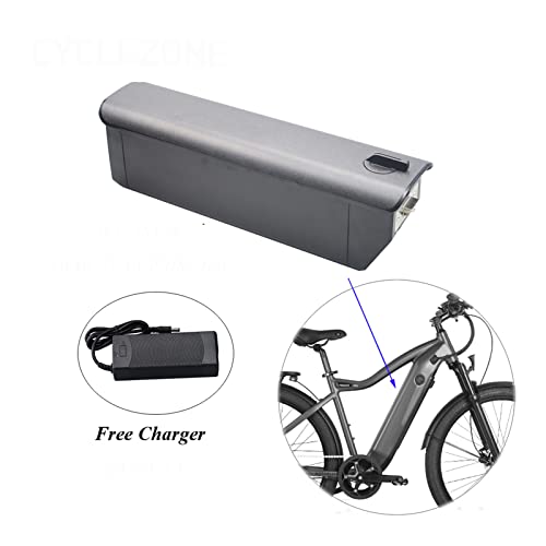 TGHY Electric Bike Battery 36V Ebike Battery 48V Ebike Li-ion Battery Pack Mountain Bike Battery Inner Tube Battery Replacement Electric Bicycle Lithium-Ion Battery with Charger,48v17.5ah,424mm