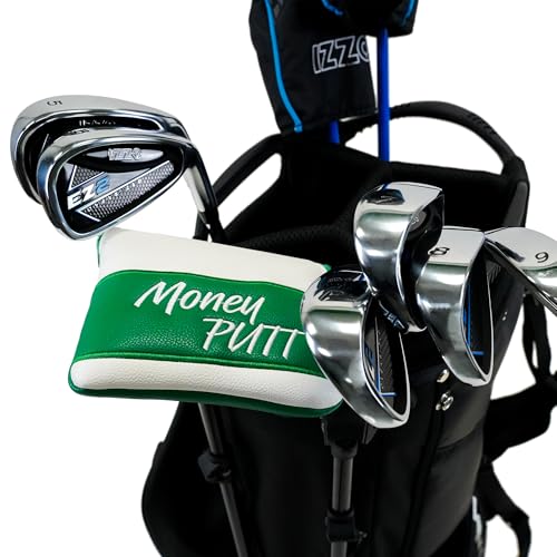 IZZO Golf Funny in Your Face Mallet Putter Headcover - Money Putt Funny Saying Joke/Gag Golf Headcover for Your Putter