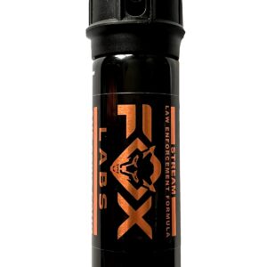 NW Self Defense Products Fox Labs, One Point Four Pepper Spray - 3 oz. Stream & Nylon Holster - Flip Top