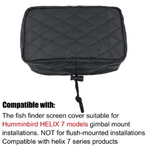 Fish Finder Screen Cover for Compatible with Humminbird Helix 7 All Series with Drawstring Professional Protection for Screen from Sun Weather Damage