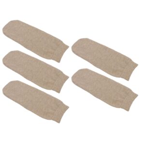 5pcs Stump Socks Set Portable Soft Breathable Elastic Cotton Protective Amputee Socks for Daily Life(M)