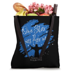 One star was for me Genesis 15:5 Tote Bag