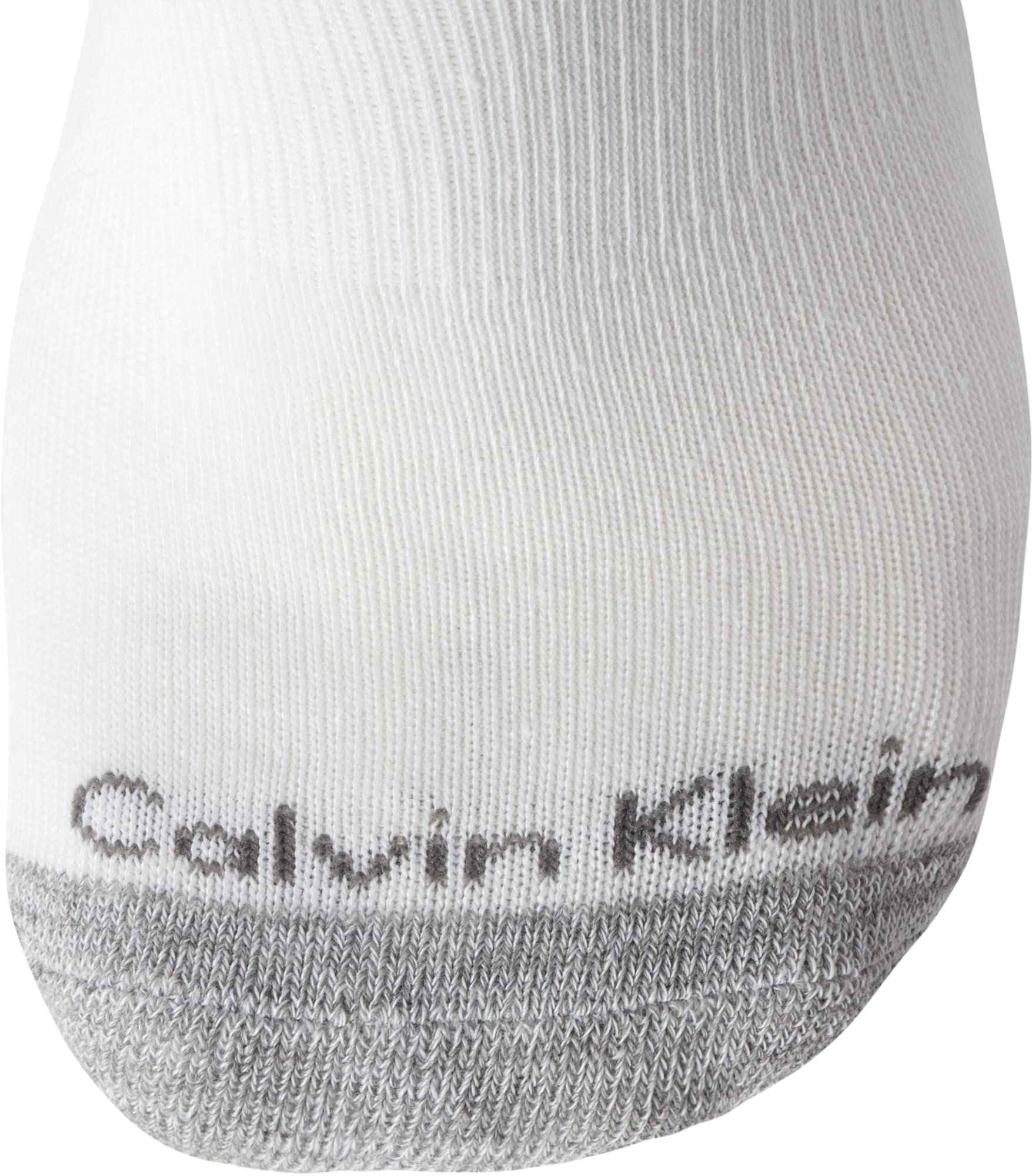 Calvin Klein Men's Quarter Socks - 6 Pack Soft Cushioned Athletic Ankle Socks for Men - Breathable Men's Sports Socks, Size 7-12, White Assorted