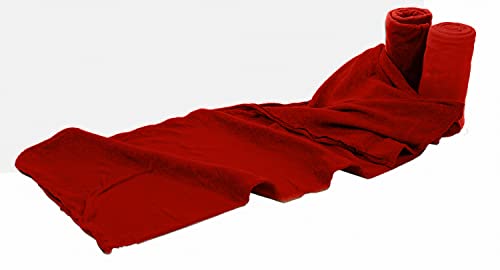 Texsport Fleece Sleeping Bag Liner, Red, 75x32 (15200)