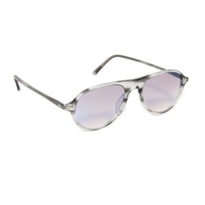 Oliver Peoples Eyewear Emet Sunglasses, Grey Textured Tortoise, One Size