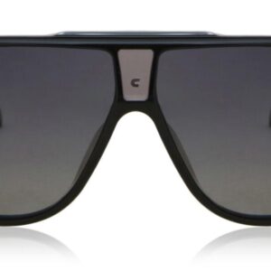 Carrera Men's Grand Prix 3 Rectangular Sunglasses, Black/Grey Shaded, L