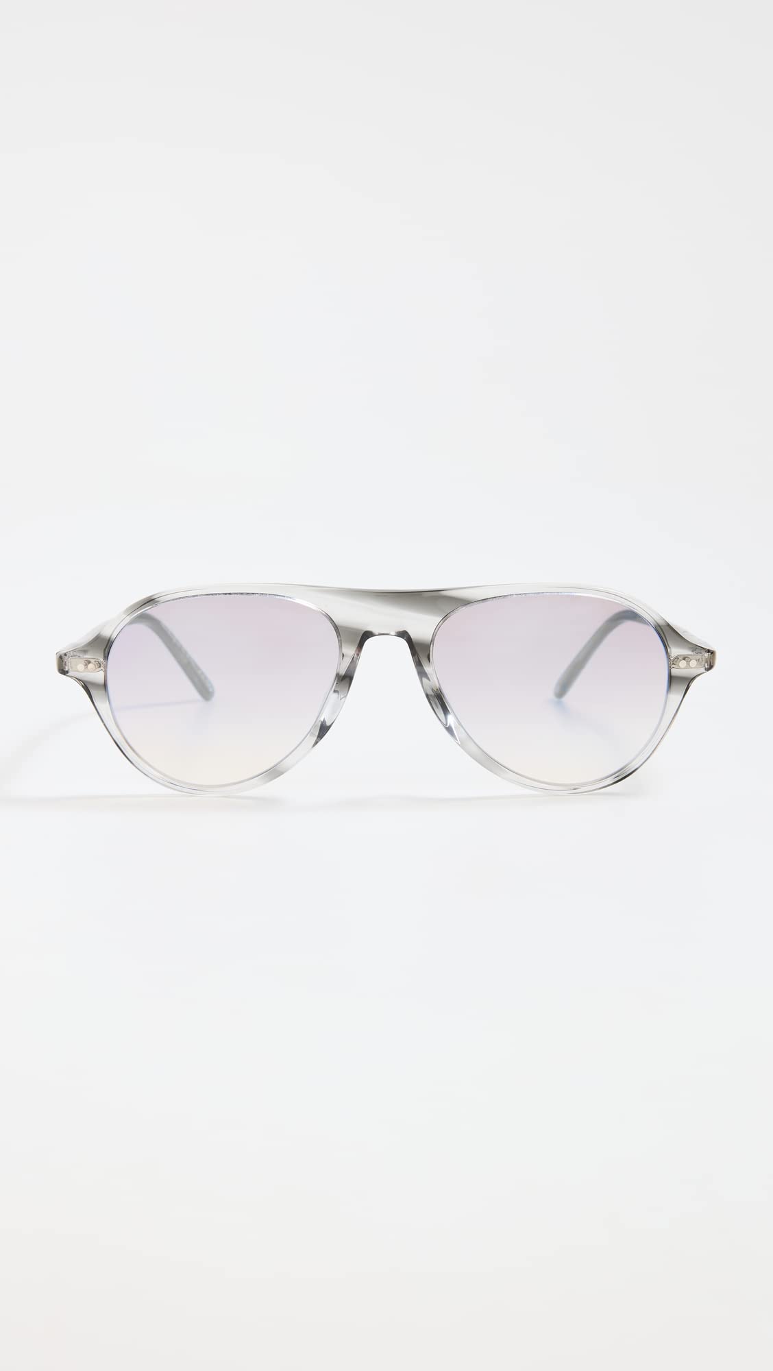 Oliver Peoples Eyewear Emet Sunglasses, Grey Textured Tortoise, One Size