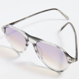 Oliver Peoples Eyewear Emet Sunglasses, Grey Textured Tortoise, One Size