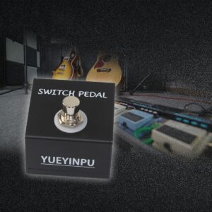 Yueyinpu Tap Switch Pedal For Guitar Effect Pedal With TS Cable (Unlatch Tap Switch)