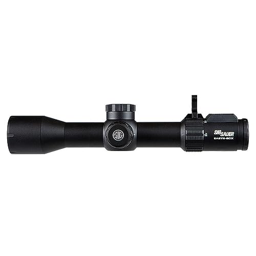 SIG SAUER EASY6-BDX Riflescope with Integrated BDX Ballistic Data Xchange | Compact Lightweight Waterproof Rifle Scope for Hunting, Shooting & Tactical Engagements