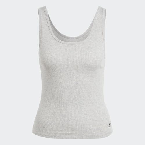 Adidas Women's Tank Top, Heather Grey, S