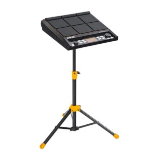 hxw pd705 percussion pad with mounting stand, compact and lightweight for easy carrying