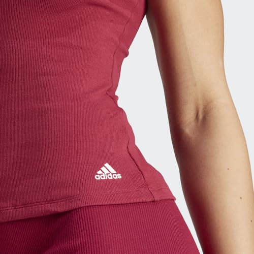 Adidas Women's Tank Top, Legacy Burgundy, XL