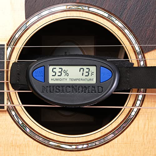 MusicNomad HONE - Guitar Hygrometer - Humidity & Temperature Monitor (MN312)