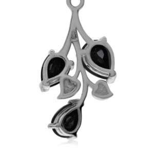 Silvershake Black Onyx 925 Sterling Silver Pendant