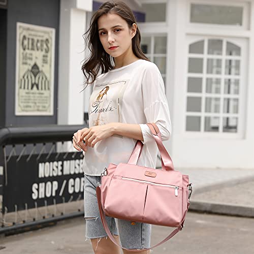 Women's Shoulder Bag Purse Top Handle Satchel Hobo Crossbody Handbag For Work Travel Business Shopping Casual Pink