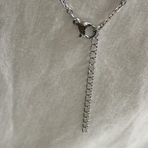 Faith Necklace But God Stainless Steel Christian Necklace with 20 inch Stainless Steel Chain