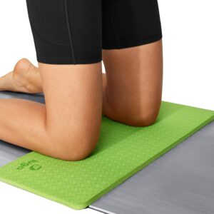 IUGA Yoga Knee Pads Cushion Non-Slip Knee Mat for Elbows Wrist Pain in Yoga Planks Floor Exercises Portable Extra-thick Cushioning 25''x10''x0.5''