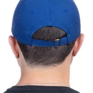 Ann Arbor T-shirt Co. Coach | Royal Blue Coaching Baseball Hat, Men & Women Team Cap - (Royal, DadHat)