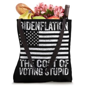 Funny Definition BidenFlation The Cost Of Voting Stupid Tote Bag