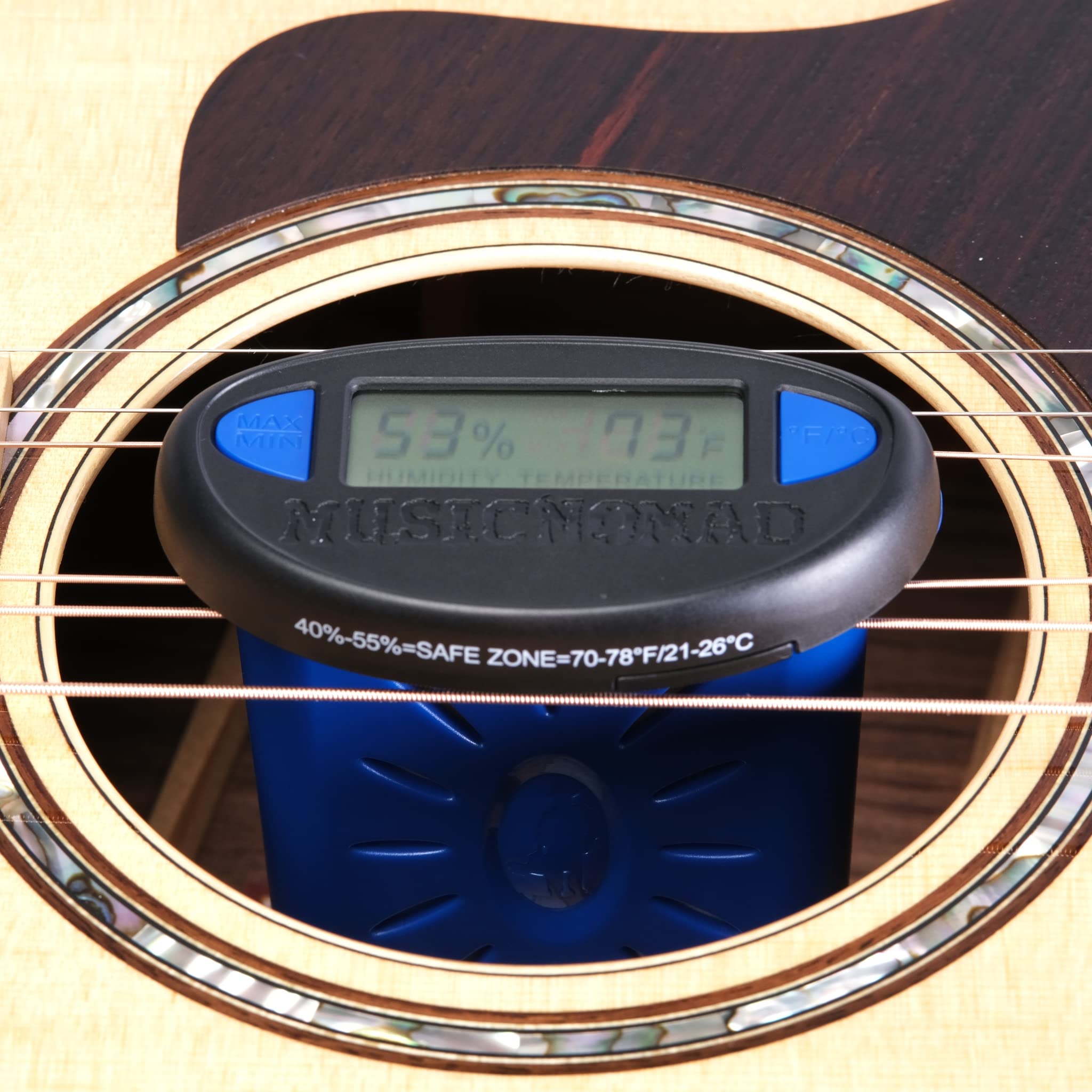 MusicNomad (MN311) The Humitar ONE-Acoustic Guitar Humidifier & Hygrometer