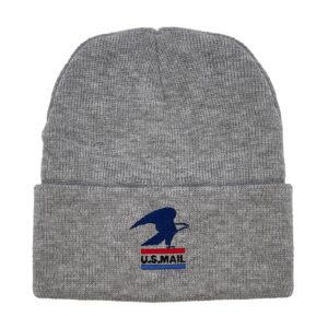 Tee Luv U.S. Mail Standing Eagle USPS Beanie (Gray)