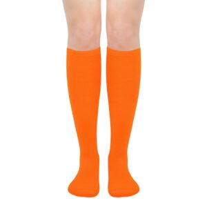 Orange Knee High Socks for Women Knee High Orange Socks Velma Socks Orange High Socks Long Orange Socks Knee High Socks