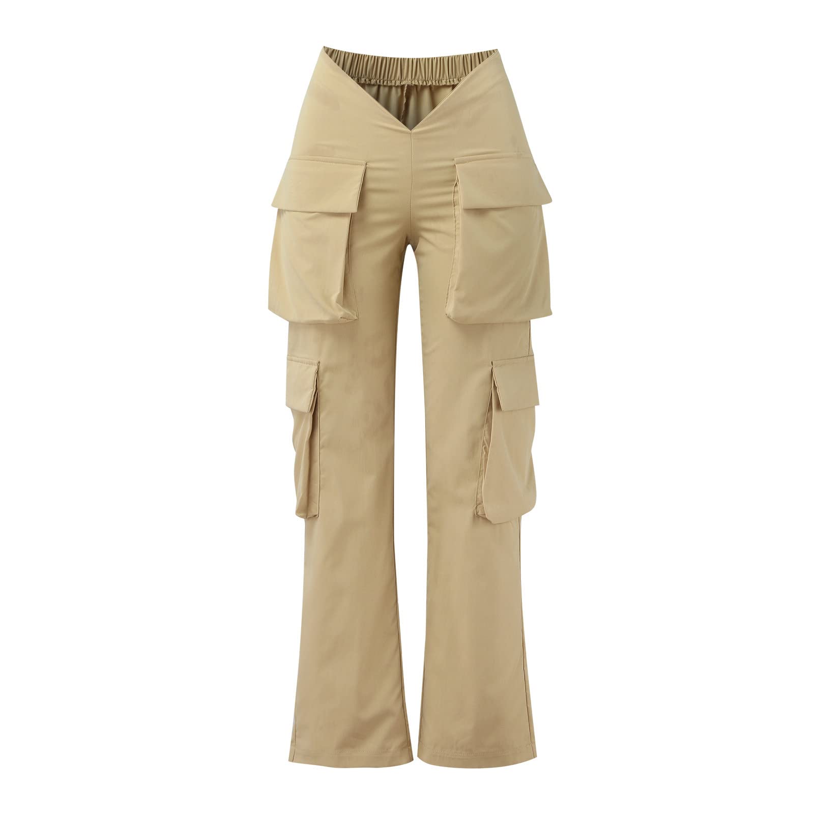 EDCRF White Cargo Pants Small-Legged Athletic Palazzo Pants Cuffed Sweats Trend Items