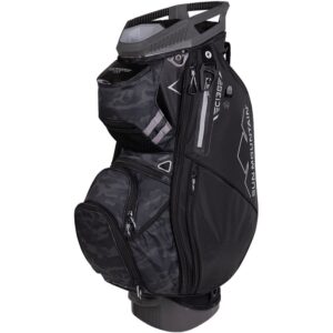 sun mountain men's c-130 supercharged cart bag '23 - black/black camo