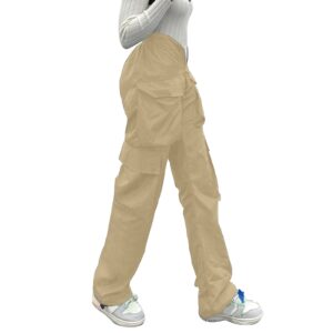 EDCRF White Cargo Pants Small-Legged Athletic Palazzo Pants Cuffed Sweats Trend Items