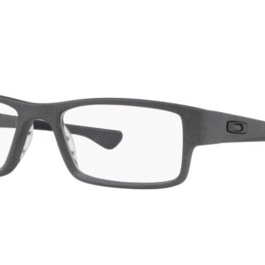 Oakley Men's Ox8046 Airdrop Rectangular Prescription Eyewear Frames, Satin Light Steel/Demo Lens, 59 mm