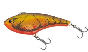 nomad design swimtrex lipless vibration fishing lure with patented autotune system - realistic baitfish action, enticing movement, 66 snk fr 2-1/2" - 1/2oz, brown craw