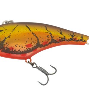 Nomad Design Swimtrex Lipless Vibration Fishing Lure with Patented Autotune System - Realistic Baitfish Action, Enticing Movement, 66 SNK FR 2-1/2" - 1/2oz, Brown Craw