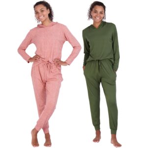 4 piece: womens hoodie jogger lounge sets outfits for women sweatpants sweatsuits two track suits 2 sexy sweat clothing sexy cute trendy joggers matching suit comfy casual pajama sweats - set 8, m