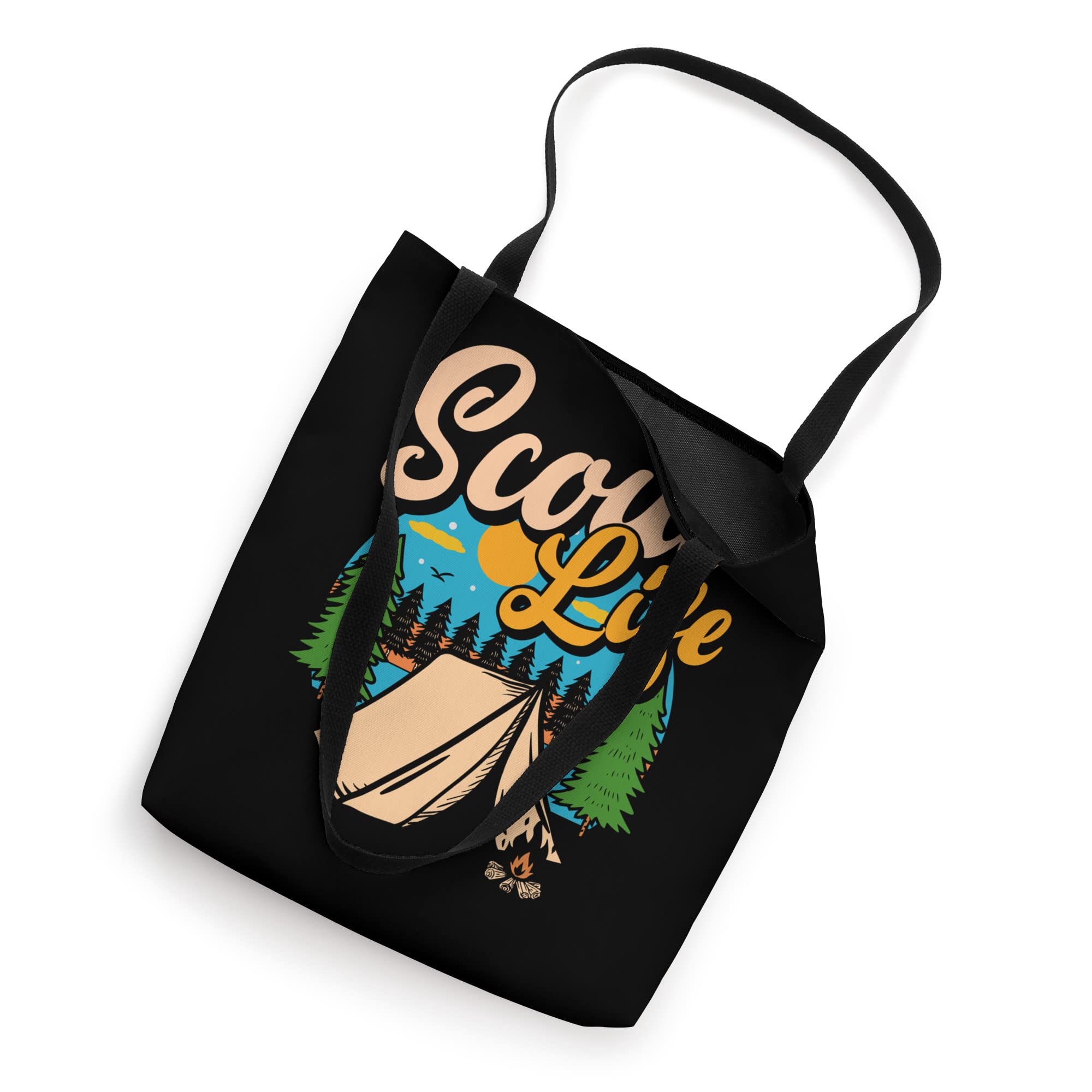 Scout Life Funny Scouting Lovers Camping Boys Girls Scout Tote Bag