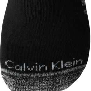 Calvin Klein Men's Crew Socks - 5 Pairs Performance Cushion Comfort Crew Socks - Breathable Athletic Socks for Men (7-12), Size 7-12, BlackGrey