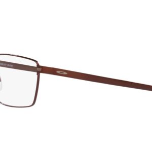 Oakley Men's Ox5073 Sway Bar Rectangular Prescription Eyewear Frames, Brushed Grenache/Demo Lens, 53 mm