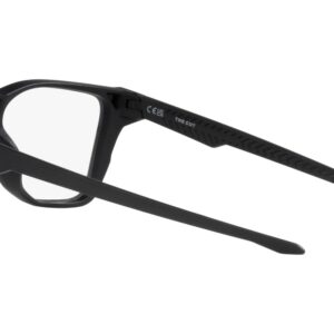 Oakley Men's Ox8058 The Cut Square Prescription Eyewear Frames, Satin Black/Demo Lens, 56 mm