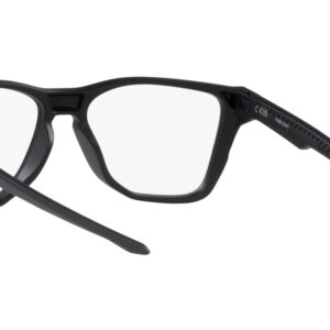 Oakley Men's Ox8058 The Cut Square Prescription Eyewear Frames, Satin Black/Demo Lens, 56 mm